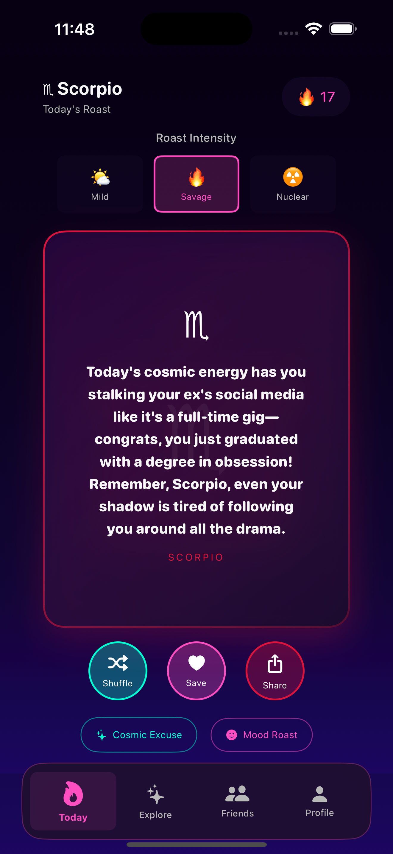 Savage Signs friend roast flow